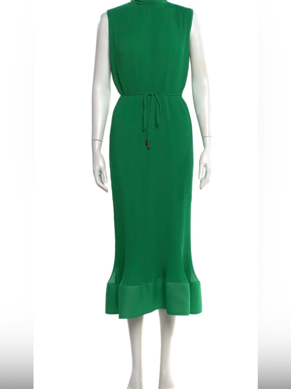 Milly Mock Neck Midi Length Dress Sz 4 NWT